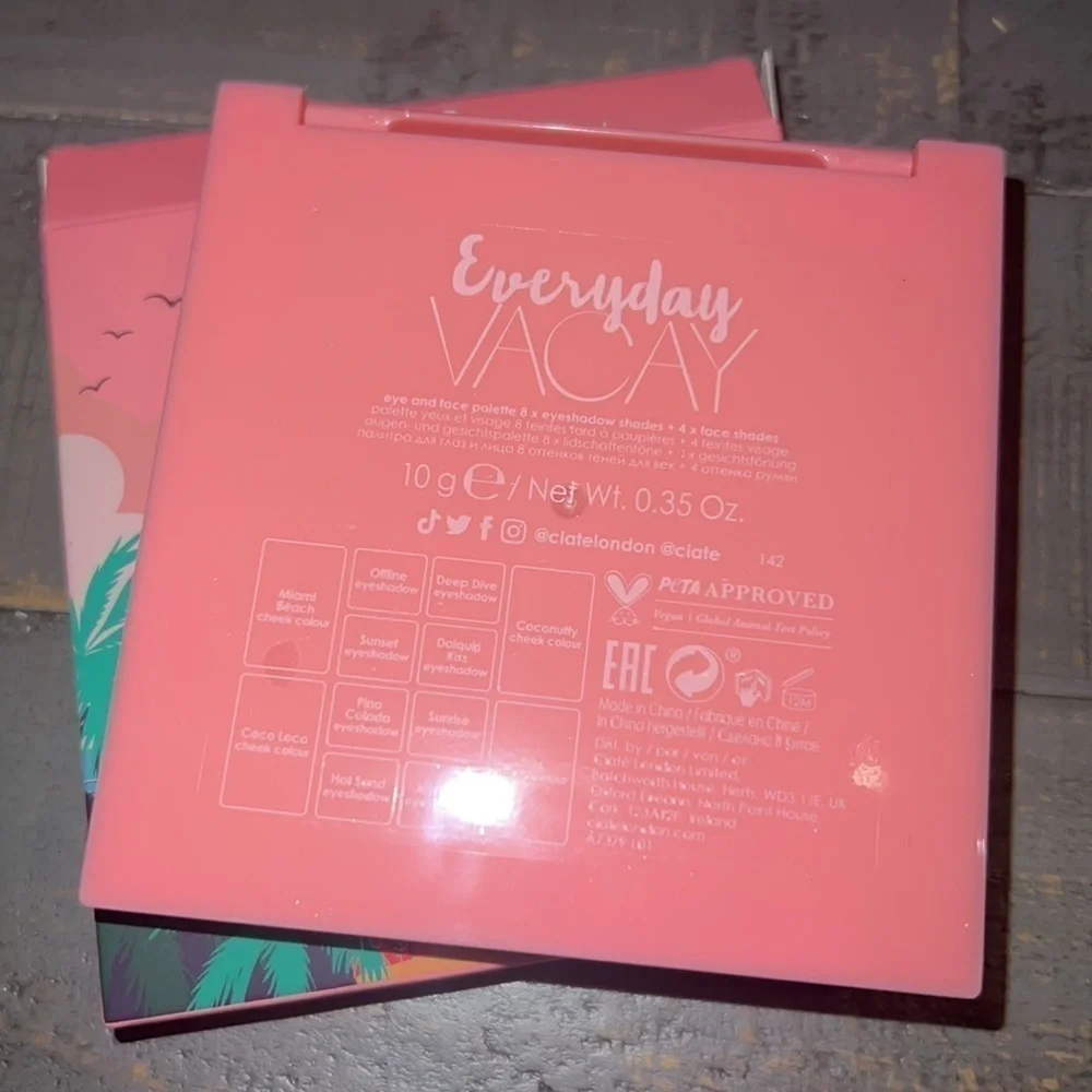 Ciate Everyday Vacay eye and face palette‎ NEW in Box